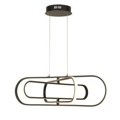 Searchlight Hängelampe LED Schwarz einstellbare Lichtfarbe B: 80 cm* Hängelampen|Led Lampen