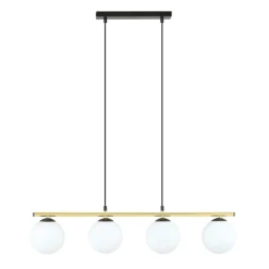 Sale Emibig Hängelampe länglich Kugelschirm verstellbar 4x E14