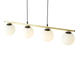 Sale Emibig Hängelampe länglich Kugelschirm verstellbar 4x E14