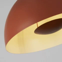 Searchlight Hängelampe Loft E27 bis 60 W Ø40 cm Metall in Orange* Wohnzimmerlampen|Esszimmer Lampen