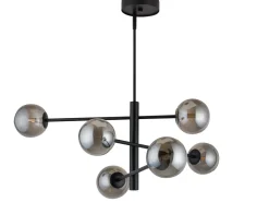 Sigma Hängelampe Mehrflammig Schwarz Grau blendarm bis 0,7 m* Hängelampen|Kugellampen
