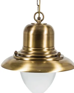 Lido Hängelampe Messing IP43 Maritim elegant IKARIA* Außenleuchten Antik|Rustikale Lampen