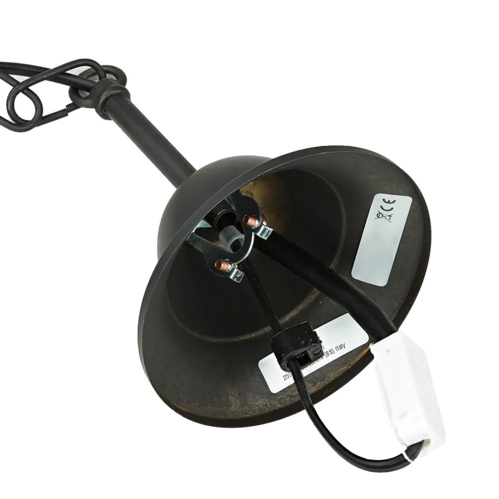 Giovanni Battista Hängelampe Messing Vintage E27 in Bronze* Wohnzimmerlampen|Metall Lampen