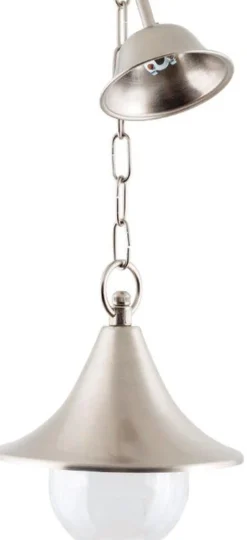 Clearance Lido Hängelampe Messing wetterfest in Nickel VOLOS