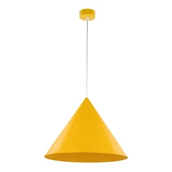 TK Lighting Hängelampe Metall Ø 50 cm H: max. 170 cm Gelb E27 Retro* Hängelampen|Esszimmer Lampen