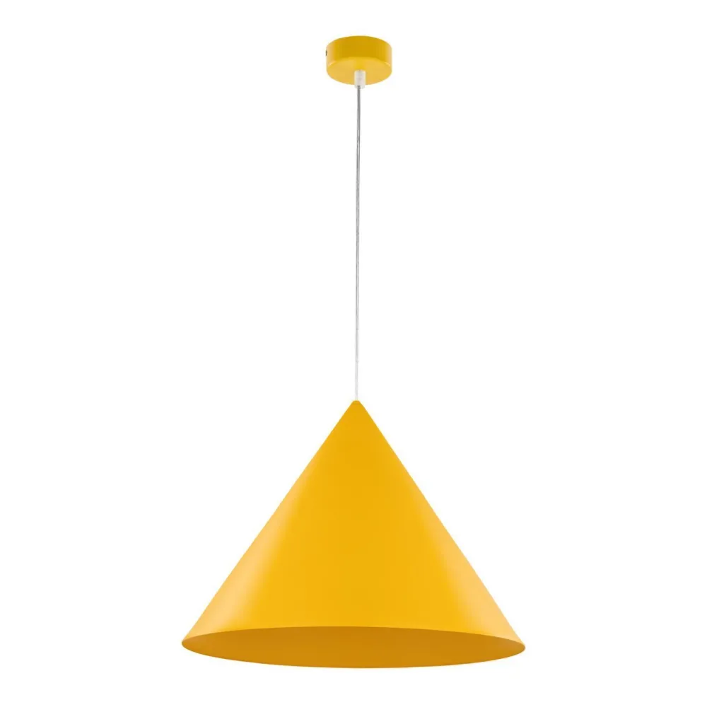 TK Lighting Hängelampe Metall Ø 50 cm H: max. 170 cm Gelb E27 Retro* Hängelampen|Esszimmer Lampen