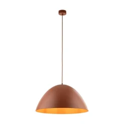 Best TK Lighting Hängelampe Metall Ø 50 cm verstellbar H: max. 170 cm Rot E27