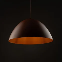 Best TK Lighting Hängelampe Metall Ø 50 cm verstellbar H: max. 170 cm Rot E27