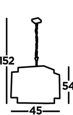 Searchlight Hängelampe Metall B: 45 cm Schwarz matt Bronze E27* Hängelampen|Esszimmer Lampen