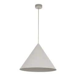 TK Lighting Hängelampe Metall Beige Ø 50 cm groß H: 1,7 m E27 CODY* Hängelampen|Esszimmer Lampen