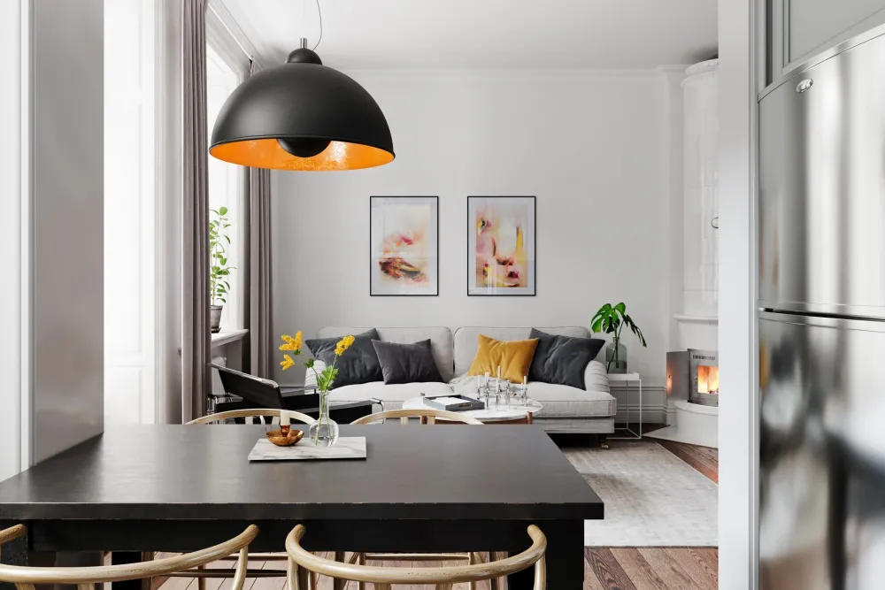 By Rydéns Hängelampe Metall D: 53 cm H: max. 120 cm rund E27* Hängelampen|Wohnzimmerlampen