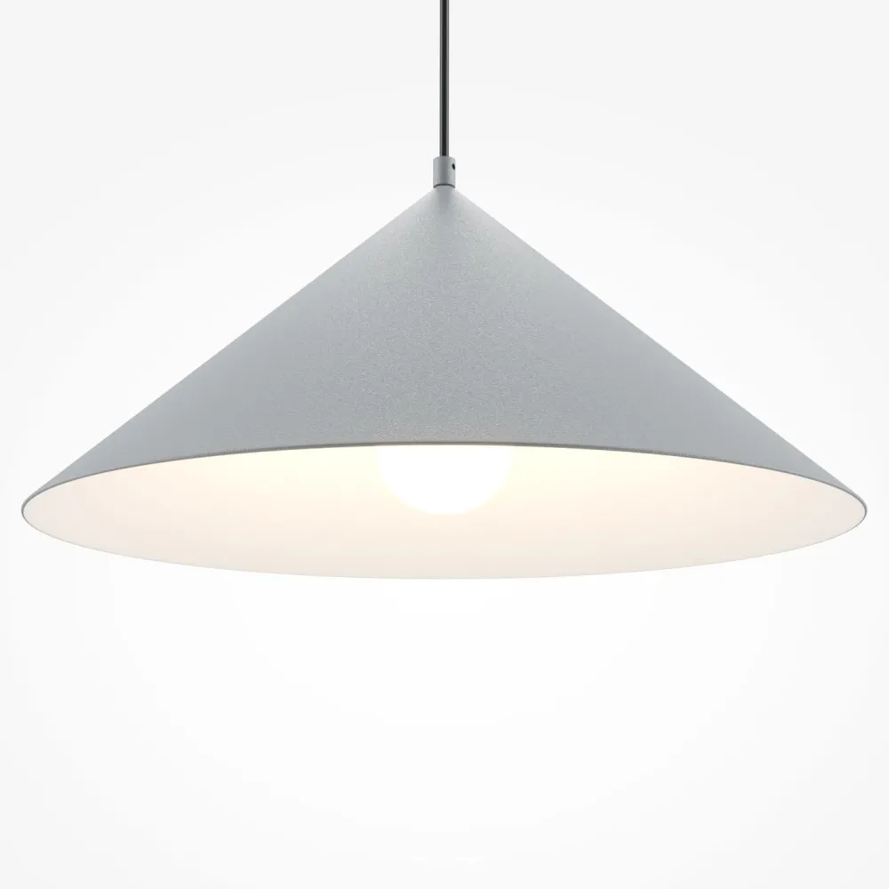 Maytoni Hängelampe Metall E27 Ø 35 cm rund H: max. 318 cm Grau* Hängelampen|Esszimmer Lampen