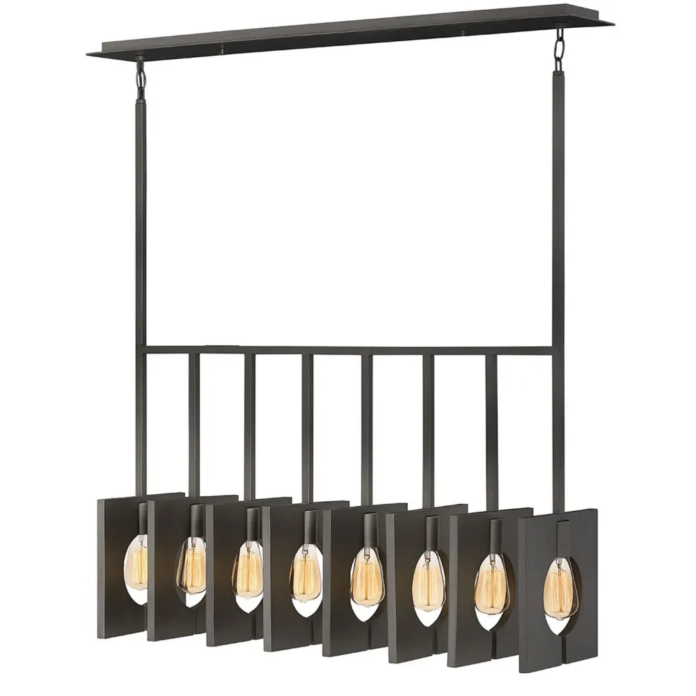 Hot Elstead Hängelampe Metall E27 H: max. 142,9 cm länglich Modern