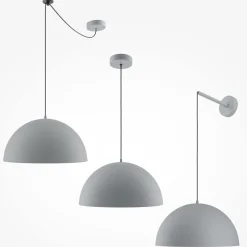 Maytoni Hängelampe Metall E27 rund D: 35 cm H: max. 320 cm Grau* Hängelampen|Esszimmer Lampen