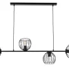 Sigma Hängelampe Metall E27 Schwarz Esszimmer Wohnzimmer* Kugellampen|Wohnzimmerlampen