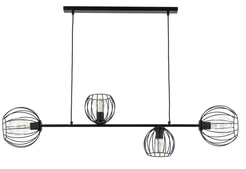 Sigma Hängelampe Metall E27 Schwarz Esszimmer Wohnzimmer* Kugellampen|Wohnzimmerlampen