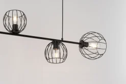 Sigma Hängelampe Metall E27 Schwarz Esszimmer Wohnzimmer* Kugellampen|Wohnzimmerlampen