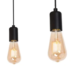 Clearance Luminex Hängelampe Metall 3-flammig Modern groß flexibel