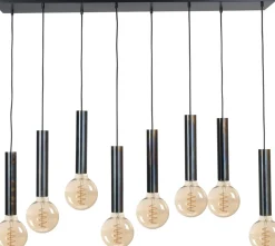 Sale Masterlight Hängelampe Metall für E27 Schwarz Öl-Effekt Esstisch