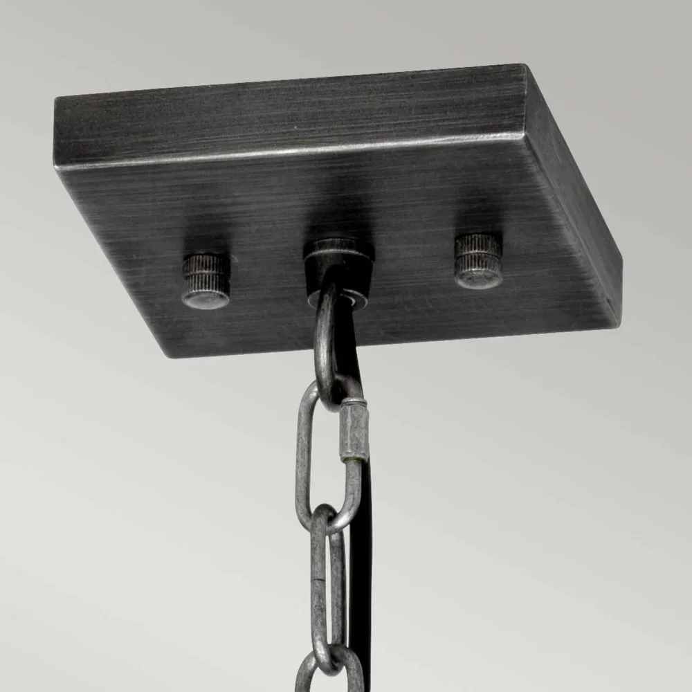 Elstead Hängelampe Metall Glas 25 cm breit H: max. 200,3 cm E27* Wohnzimmerlampen|Esszimmer Lampen