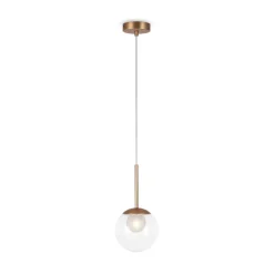 Maytoni Hängelampe Metall Glas D: 15 cm rund H: max. 334 cm G9* Hängelampen|Esszimmer Lampen