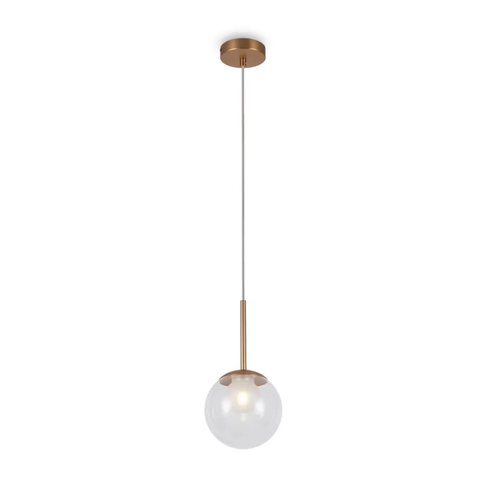 Maytoni Hängelampe Metall Glas D: 15 cm rund H: max. 334 cm G9* Hängelampen|Esszimmer Lampen