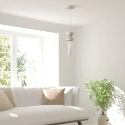 Discount Maytoni Hängelampe Metall Glas G9 D: 10 cm rund Modern MARIA