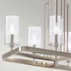 Online Elstead Hängelampe Metall Glas H: max. 162,5 cm Art Déco