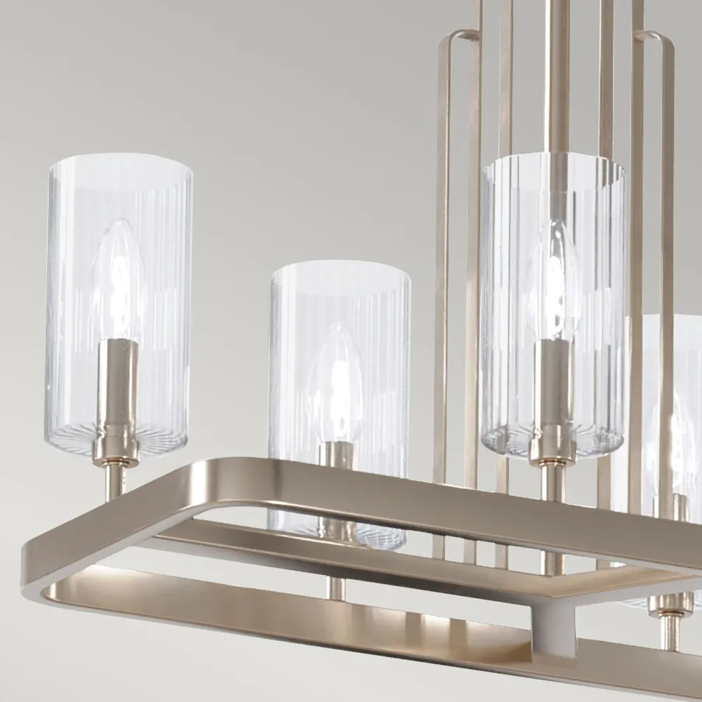 Online Elstead Hängelampe Metall Glas H: max. 162,5 cm Art Déco