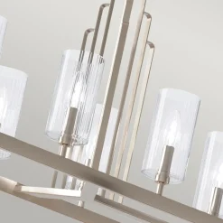 Online Elstead Hängelampe Metall Glas H: max. 162,5 cm Art Déco