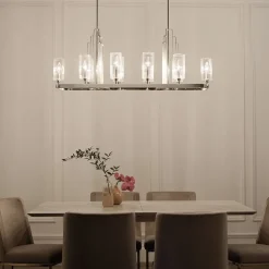 Online Elstead Hängelampe Metall Glas H: max. 162,5 cm Art Déco