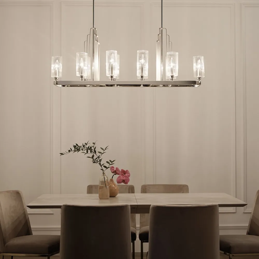 Online Elstead Hängelampe Metall Glas H: max. 162,5 cm Art Déco