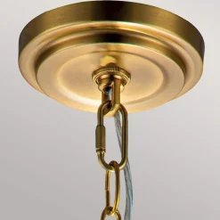 Elstead Hängelampe Metall Glas rund D: 21,6 cm H: max. 196,9 cm E27* Hängelampen|Bürolampen