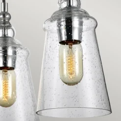 Elstead Hängelampe Metall Glas rund Ø 72,7 cm H: max. 232,4 cm* Hängelampen|Bürolampen