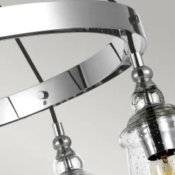 Elstead Hängelampe Metall Glas rund Ø 72,7 cm H: max. 232,4 cm* Hängelampen|Bürolampen