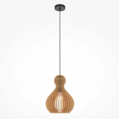 Maytoni Hängelampe Metall Holz Ø 30 cm rund H: max. 342,5 cm* Hängelampen|Esszimmer Lampen
