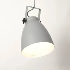 Sale Trio Reality Hängelampe Metall in Grau E27 Ø 21 cm Industrial