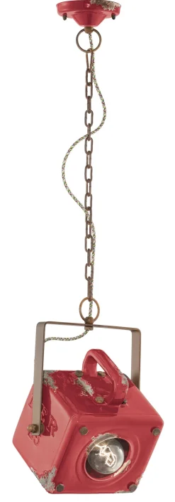 Ferroluce Hängelampe Metall Keramik H: max. 95 cm E27 eckig SOFIA* Wohnzimmerlampen|Keramiklampen