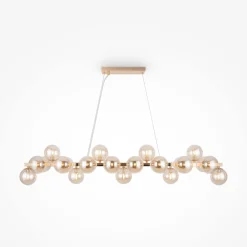 Maytoni Hängelampe Metall Rauchglas H: max. 133,9 cm G9 Modern* Hängelampen|Bürolampen