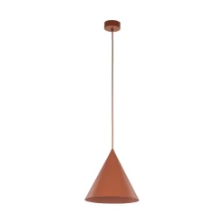 TK Lighting Hängelampe Metall Rot Ø 25 cm H: max. 160 cm E27 Retro* Hängelampen|Esszimmer Lampen