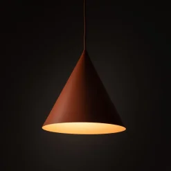 TK Lighting Hängelampe Metall Rot Ø 25 cm H: max. 160 cm E27 Retro* Hängelampen|Esszimmer Lampen