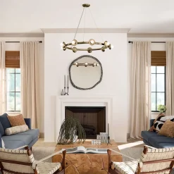 Elstead Hängelampe Metall rund D: 87,6 cm H: max. 185,5 cm E14* Hängelampen|Bürolampen