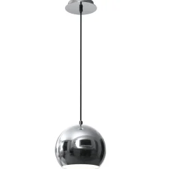 Easylight Hängelampe Metall rund Retro Chrom Kugelschirm* Hängelampen|Esszimmer Lampen