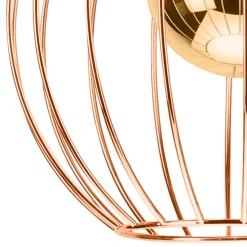 Lamkur Hängelampe Metall Schwarz Kupfer Ø 24 cm verstellbar Retro* Hängelampen|Bürolampen