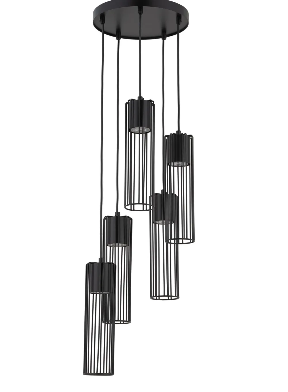 Sigma Hängelampe Metall Schwarz Gitter GU10 Ø25 cm rund* Hängelampen|Moderne Lampen