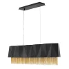 Elstead Hängelampe Metall Schwarz Gold Modern Design* Hängelampen|Esszimmer Lampen