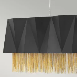 Elstead Hängelampe Metall Schwarz Gold Modern Design* Hängelampen|Esszimmer Lampen
