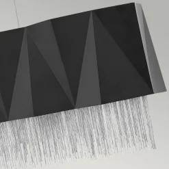 Elstead Hängelampe Metall Schwarz Silber Modern Design* Moderne Lampen|Designerlampen