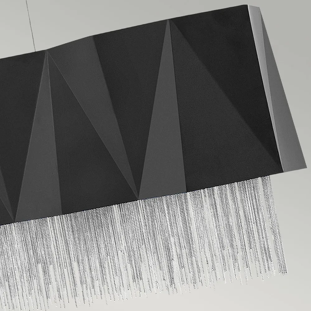 Elstead Hängelampe Metall Schwarz Silber Modern Design* Moderne Lampen|Designerlampen