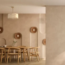 New Maytoni Hängelampe Metall Stoff Ø 45 cm rund H: max. 76,8 cm